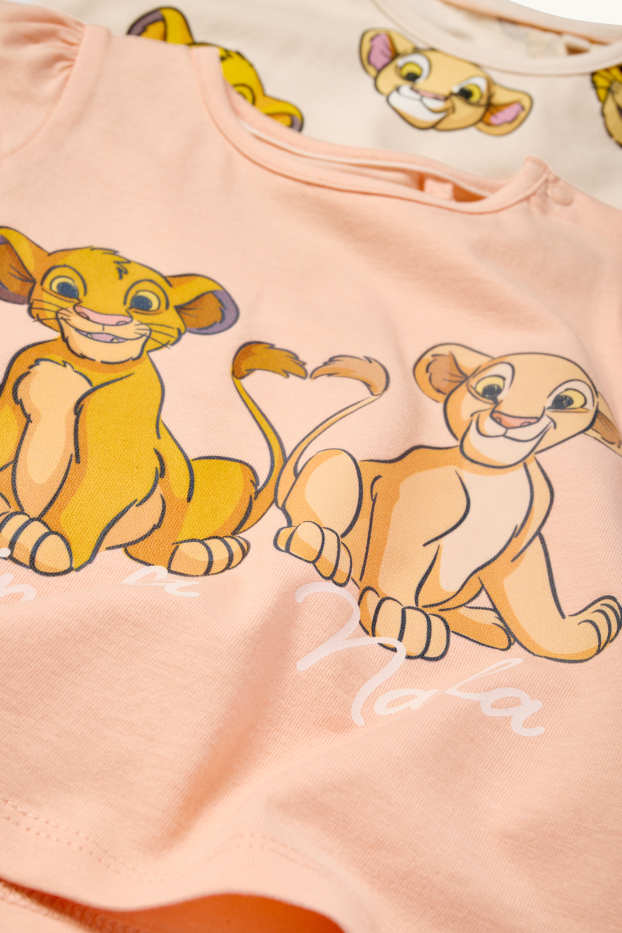 Baby Mädchen - Multipack 2er - Der König der Löwen - Baby-Kurzarmshirt - hellorange