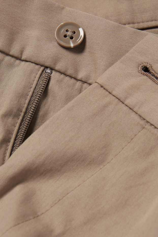 Home - Pantalons combinables - regular fit - marró clar