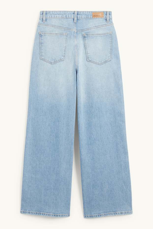 Children Girls - Wide leg jeans - denim-light blue