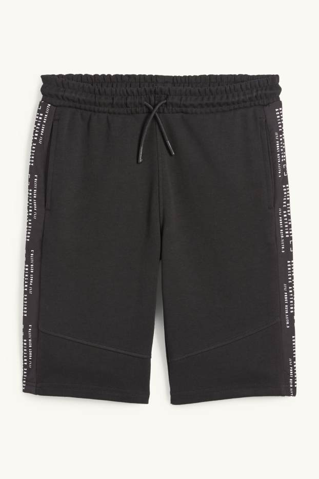 Děti - chlapci - Teplákové šortky - černá