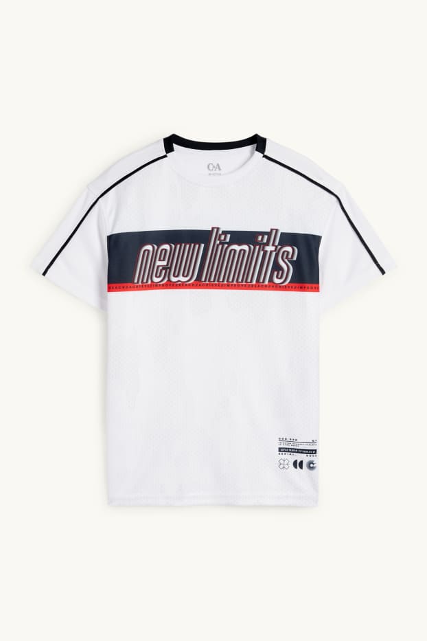 Kinder Jungen - Funktions-Shirt - weiss