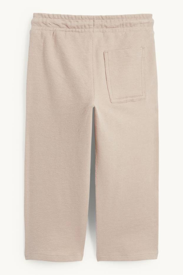 Kinderen: jongens - Joggingbroek - beige