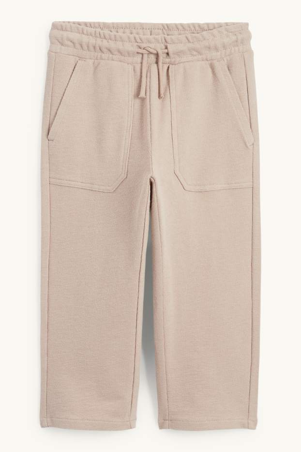 Kinderen: jongens - Joggingbroek - beige