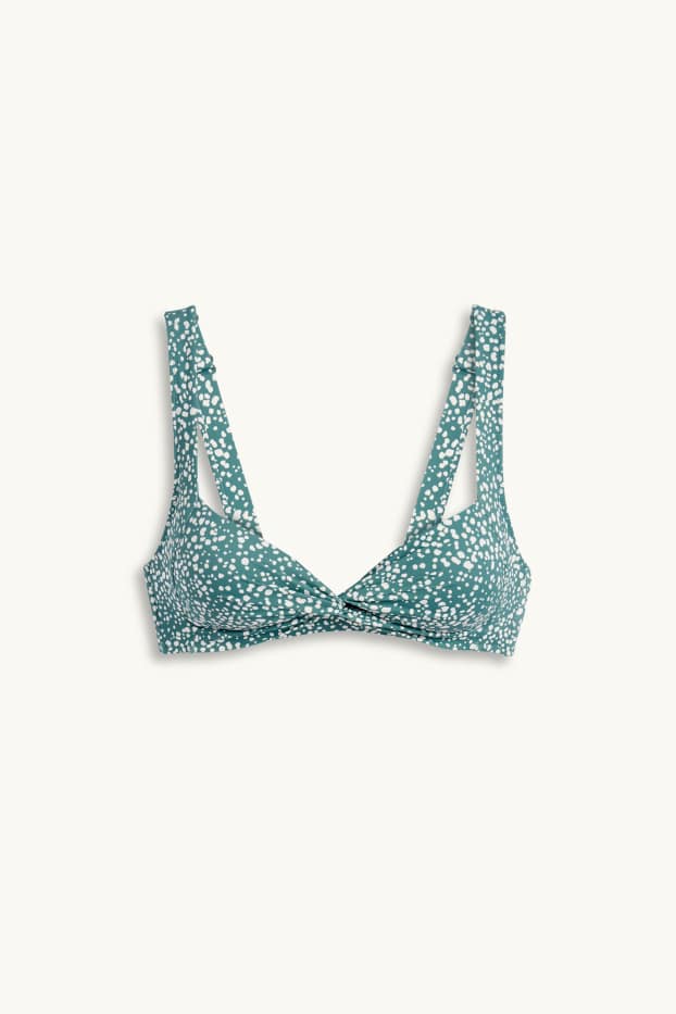 Femmes - Haut de bikini - ampliforme - LYCRA® XTRA LIFE™ - à pois - vert