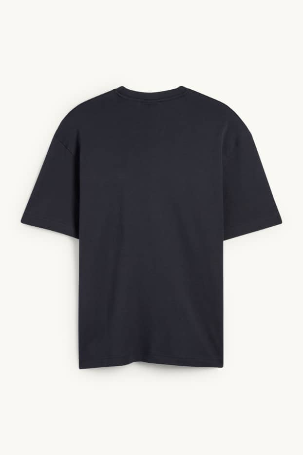 Herren - T-Shirt - Relaxed Fit - schwarz