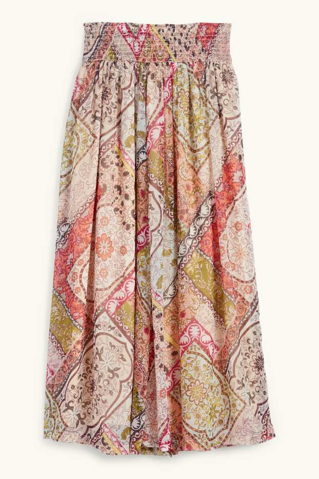 Damen - Rock - gemustert - bunt