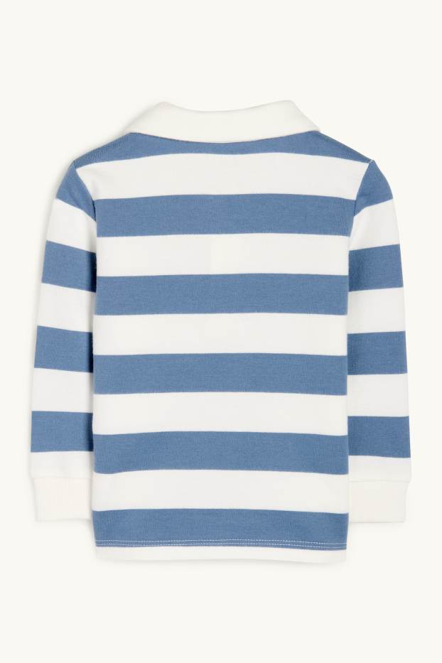 Nadó nen - Polo per a nadó - de ratlles - blau/blanc