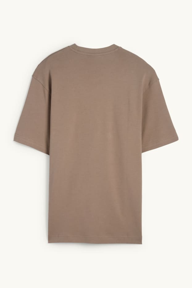 Herren - T-Shirt - Relaxed Fit - taupe