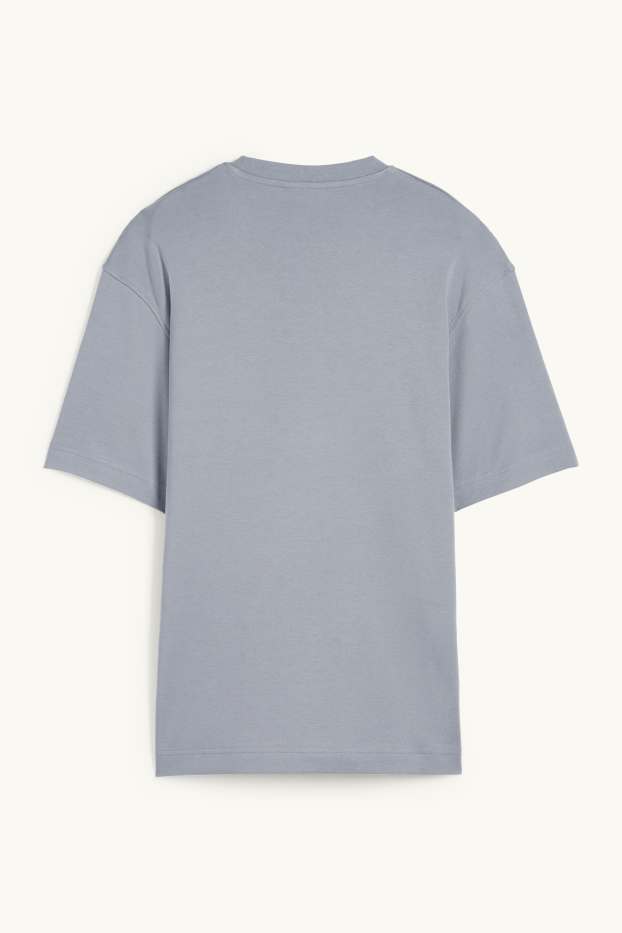 Hommes - T-shirt - relaxed fit - gris
