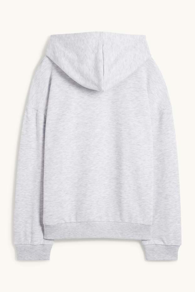 Children Girls - Lilo & Stitch - hoodie - light gray-melange
