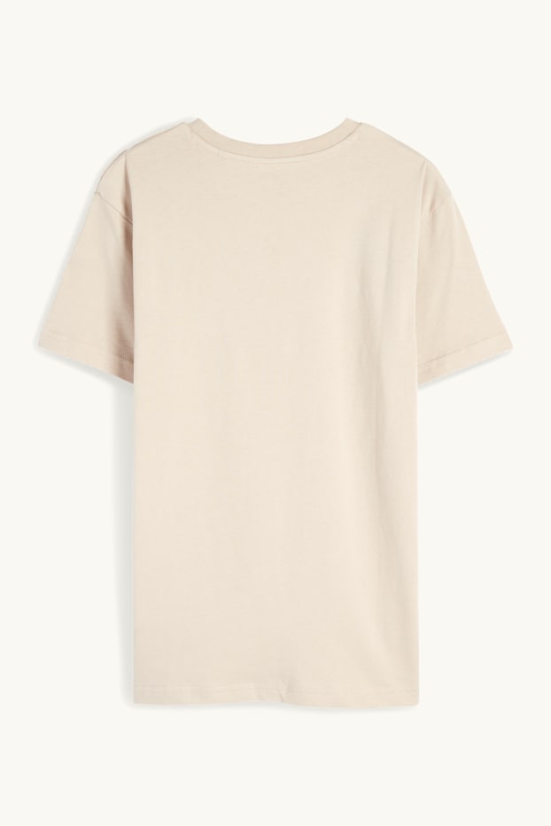 Kinderen: jongens - T-shirt - beige