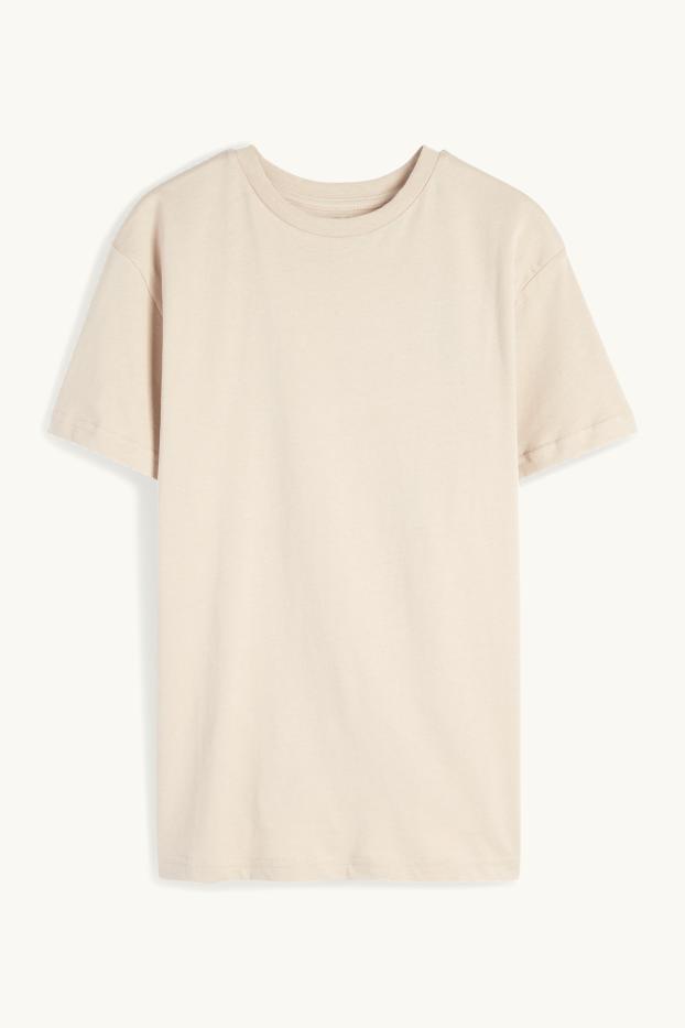 Kinderen: jongens - T-shirt - beige