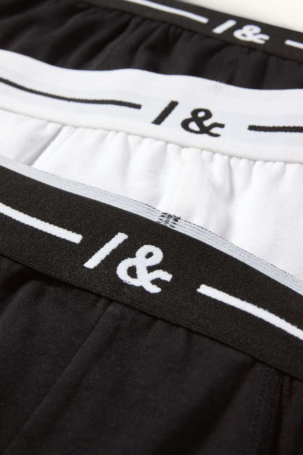Herren - Multipack 3er - Trunks - schwarz