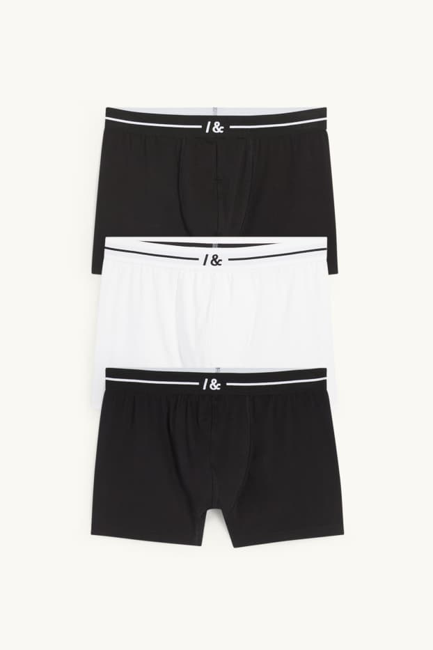 Herren - Multipack 3er - Trunks - schwarz