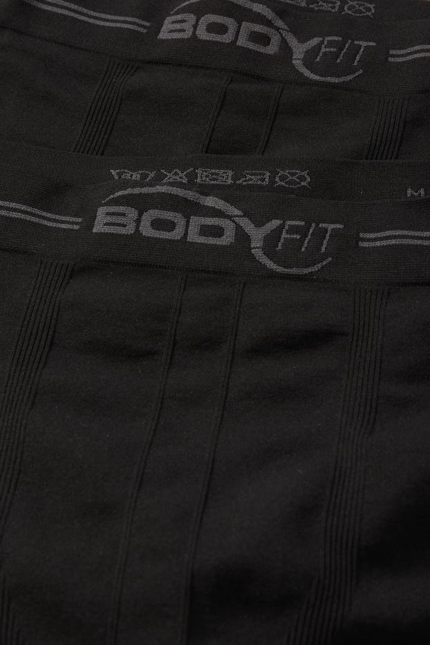 Herren - Multipack 2er - Trunks - seamless - schwarz