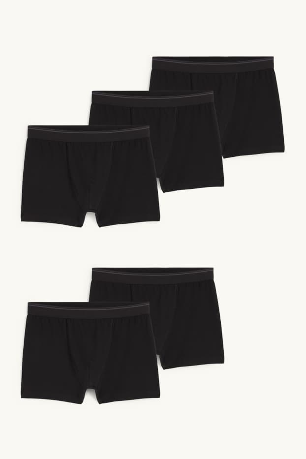 Herren - Multipack 5er - Trunks - schwarz