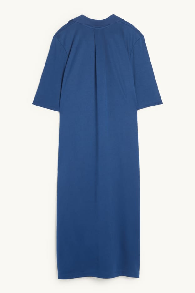 Femmes - Robe polo - bleu foncé