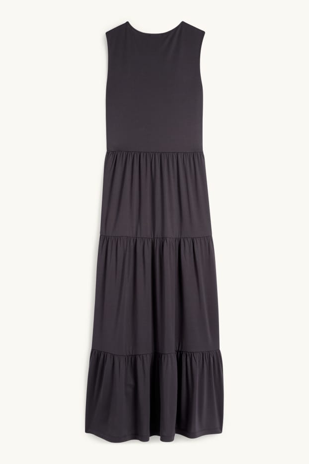 Women - A-line dress - dark gray