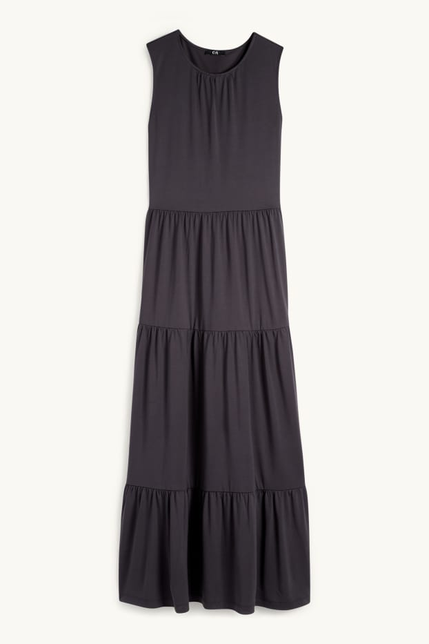 Women - A-line dress - dark gray