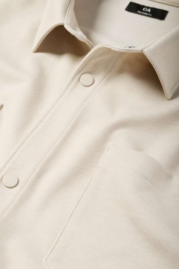 Herren - Hemd - Relaxed Fit - Kent - beige