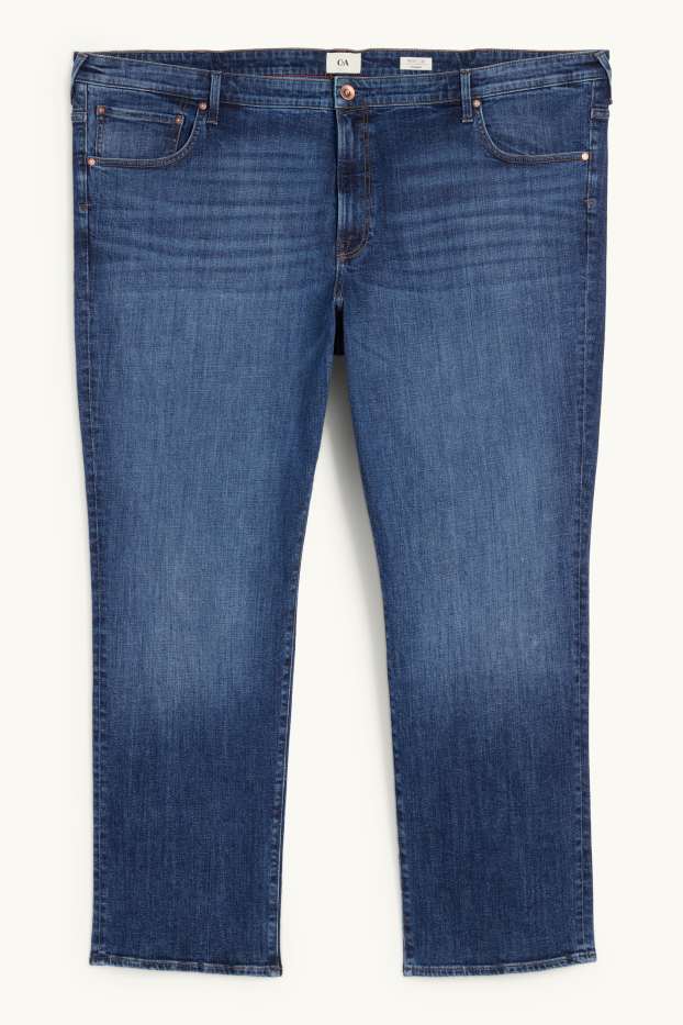 Herren - Straight Jeans - LYCRA® - dunkeljeansblau