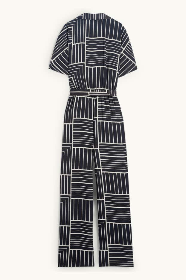 Femmes - Combinaison - à motif - noir / blanc