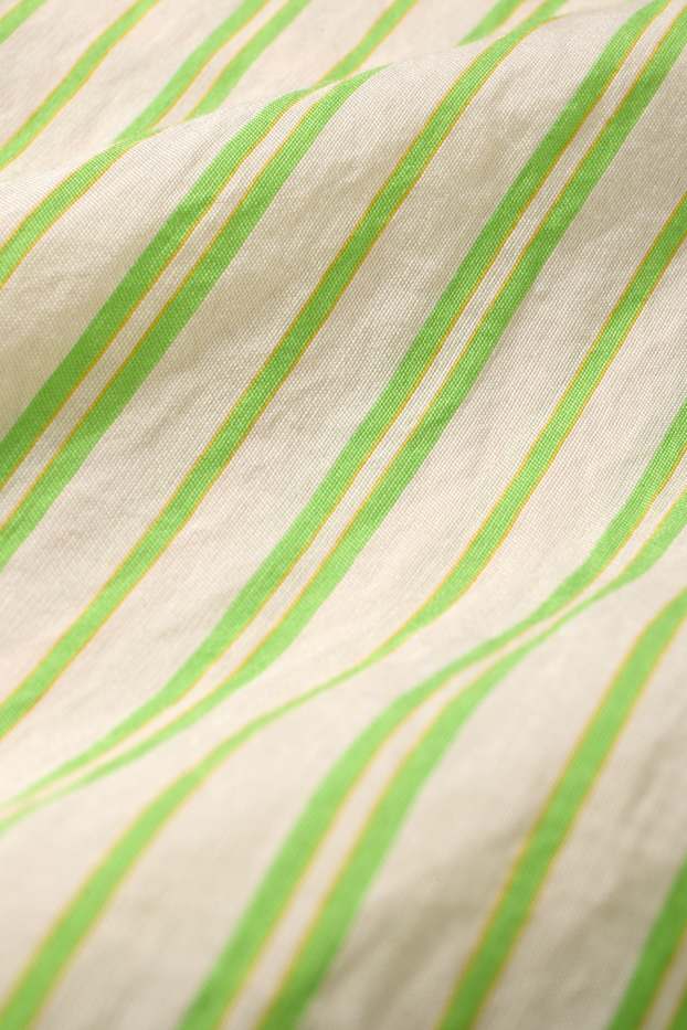 Donna - Gonna - a righe - verde chiaro