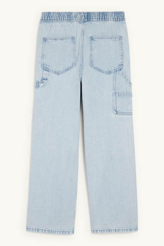 Nen - Loose Fit Jeans - texà blau clar