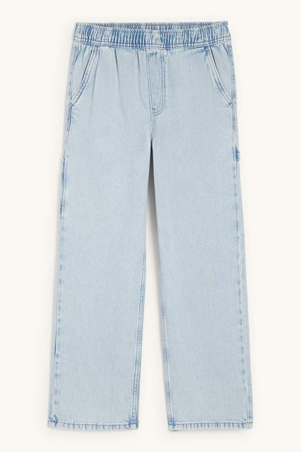 Nen - Loose Fit Jeans - texà blau clar