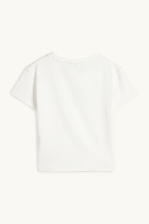 Femmes - T-shirt court - blanc