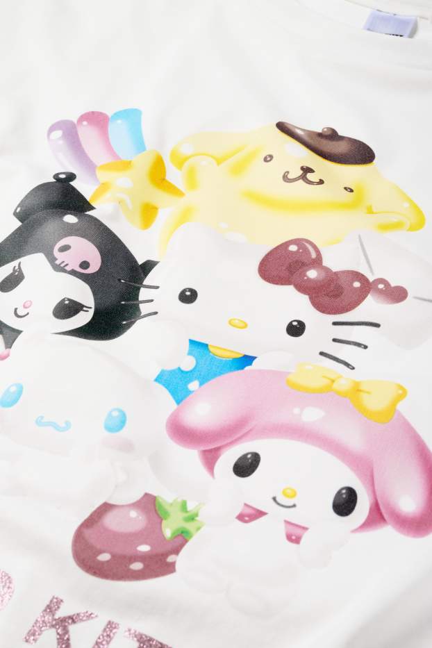 Children Girls - Hello Kitty and Friends - short sleeve T-shirt - white