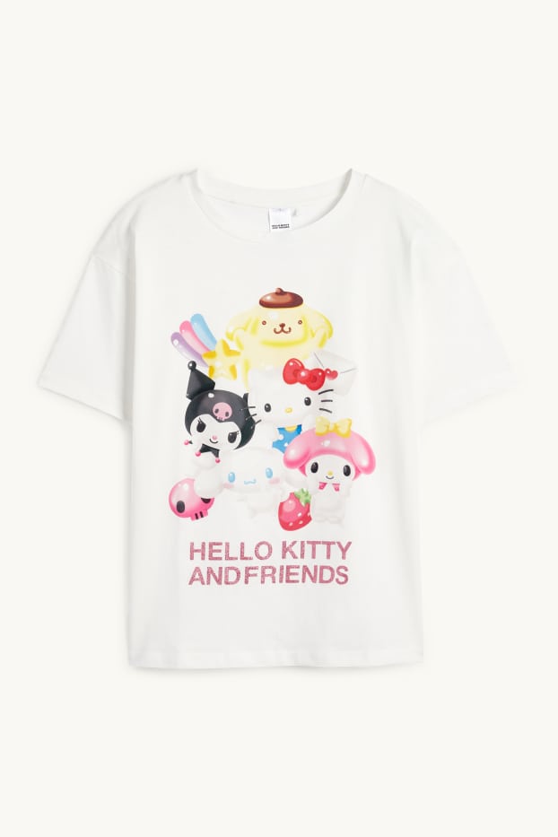 Children Girls - Hello Kitty and Friends - short sleeve T-shirt - white
