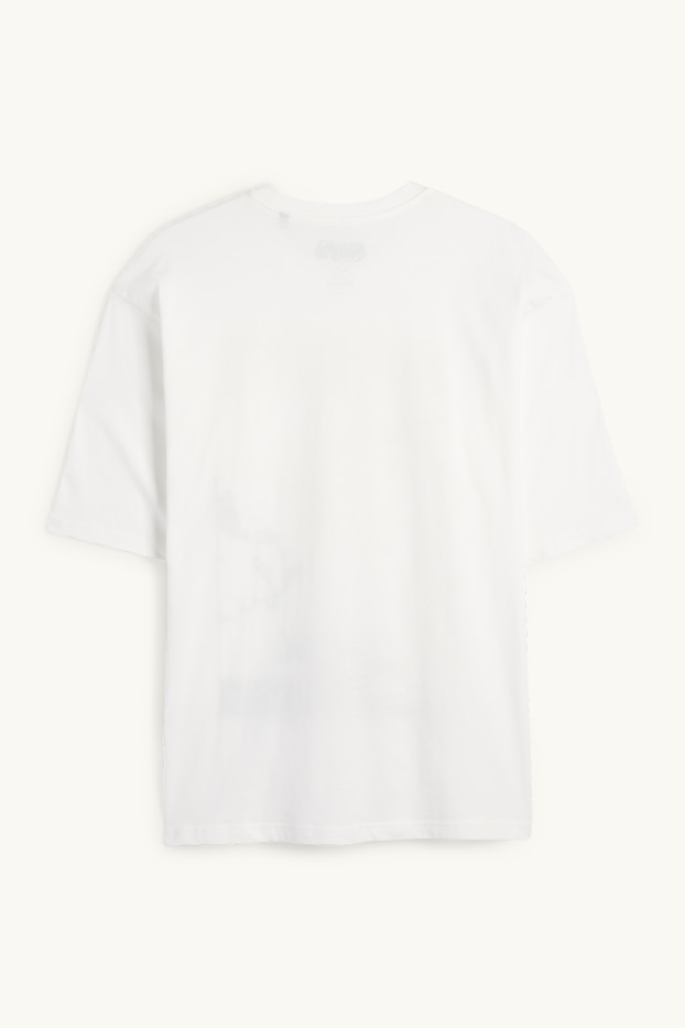 Hommes - T-shirt - oversize - Naruto - blanc