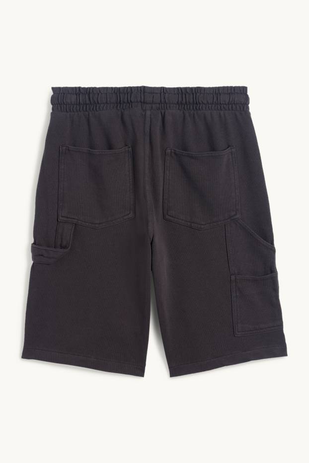 Enfants garçons - Short en molleton - gris foncé