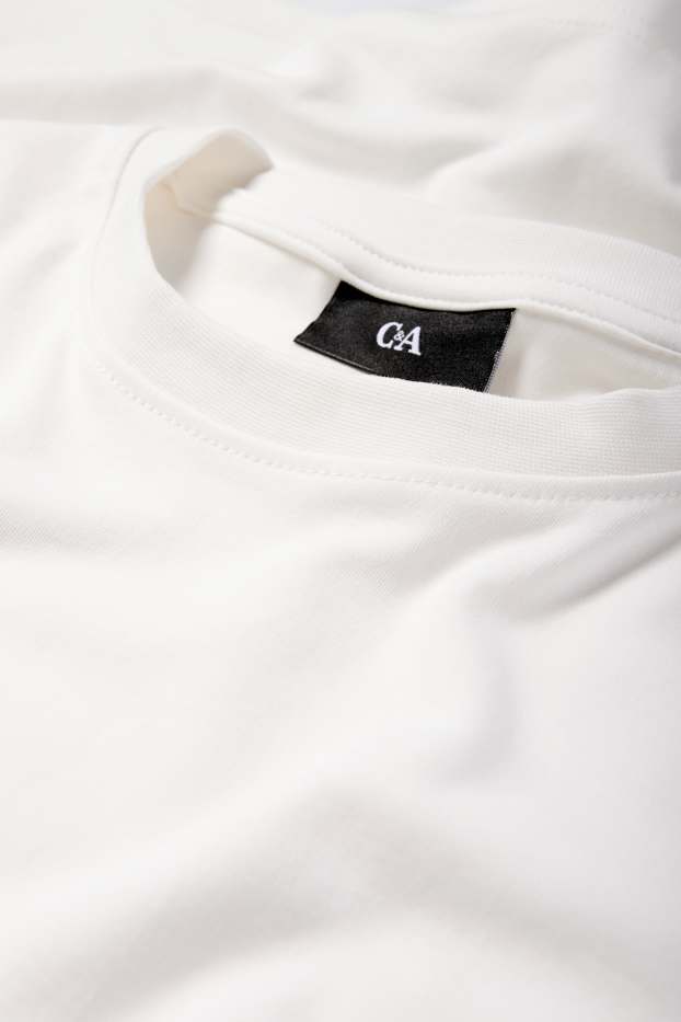 Uomo - T-shirt - relaxed fit - bianco