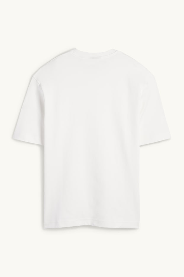 Uomo - T-shirt - relaxed fit - bianco