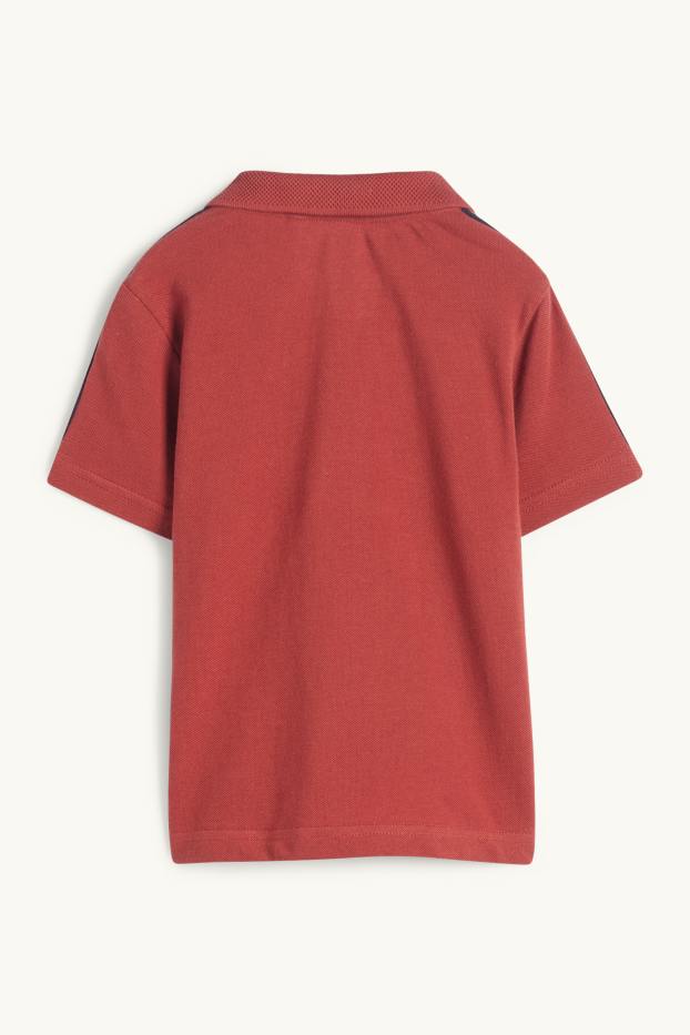 Children Boys - Polo shirt - dark red