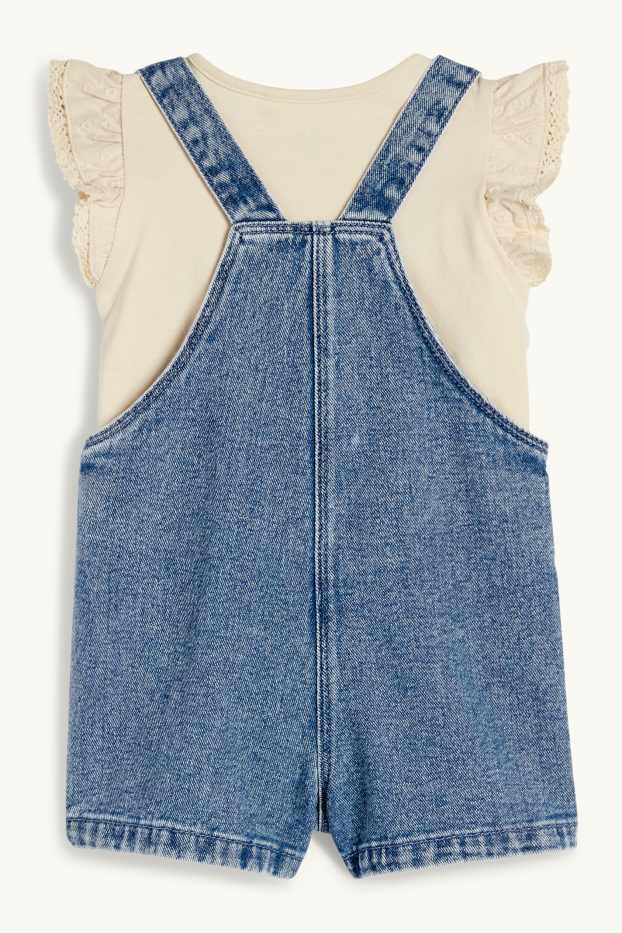 Baby Mädchen - Baby-Outfit - 2 teilig - beige