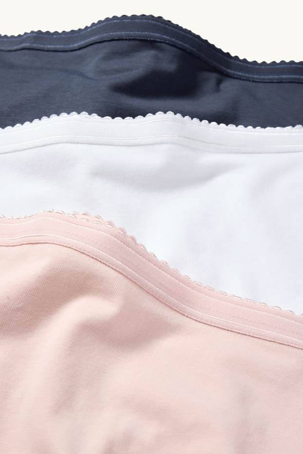 Dames - Set van 3 - slip - roze