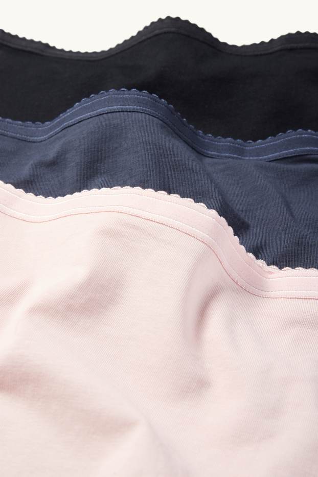 Damen - Multipack 3er - Slip - dunkelblau