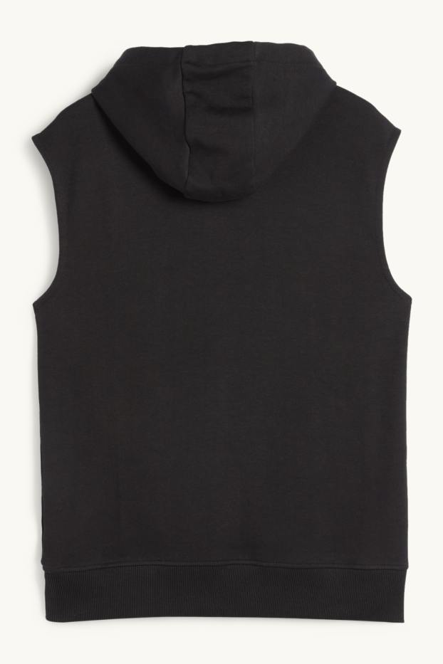 Bambini - Top con cappuccio - nero