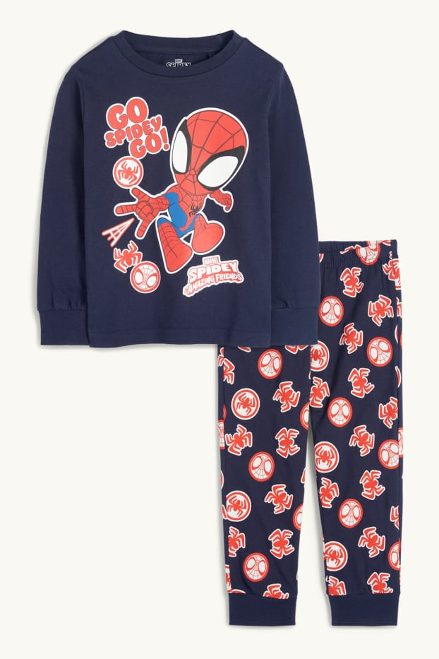 Niños - Spidey y sus superamigos - pijama - 2 prendas - azul oscuro
