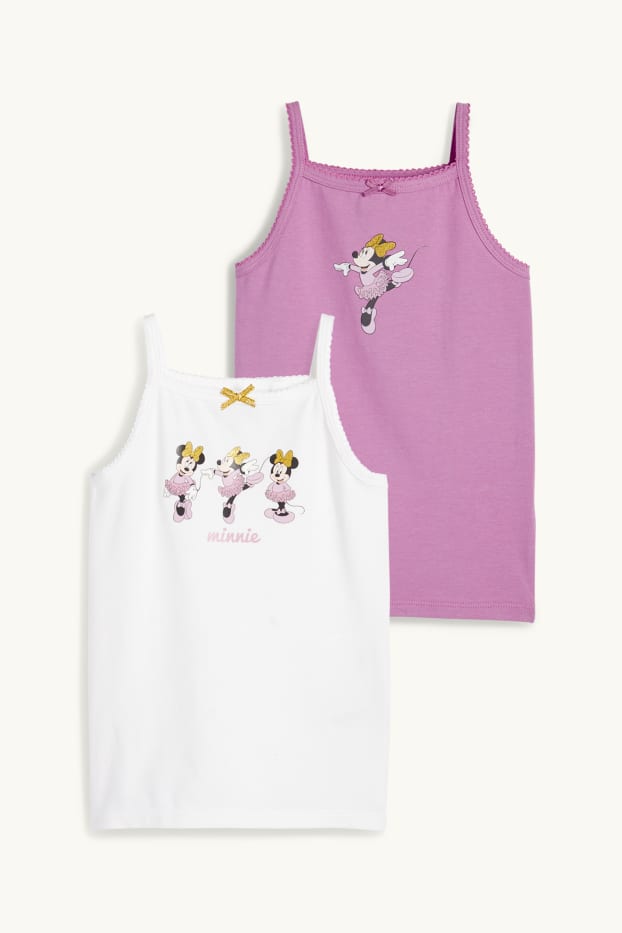 Children Girls - Multipack of 2 - Minnie Mouse - vest - light violet