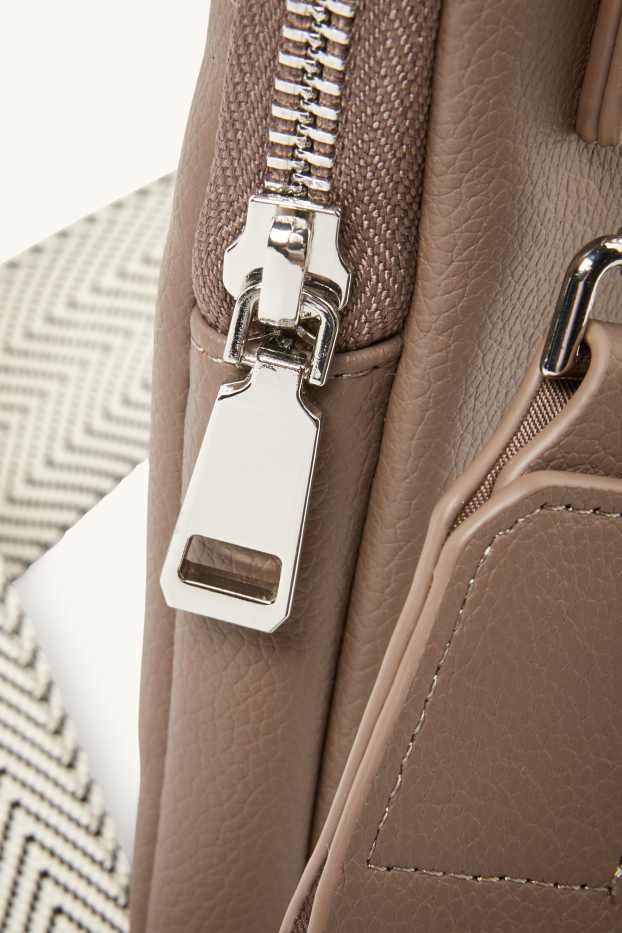 Dona - Funda per al telèfon mòbil amb corretja extraïble - pell sintètica - talp