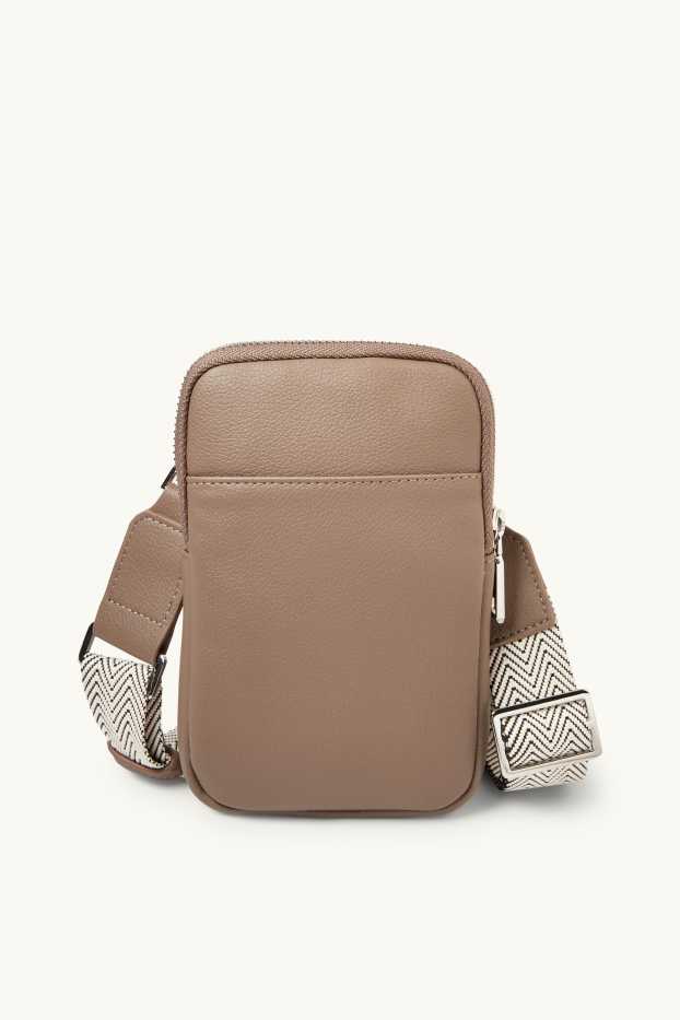 Dona - Funda per al telèfon mòbil amb corretja extraïble - pell sintètica - talp