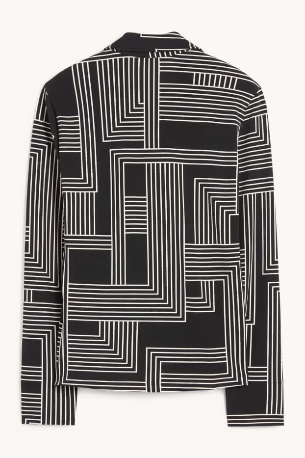 Donna - Blusa - fantasia - nero / bianco