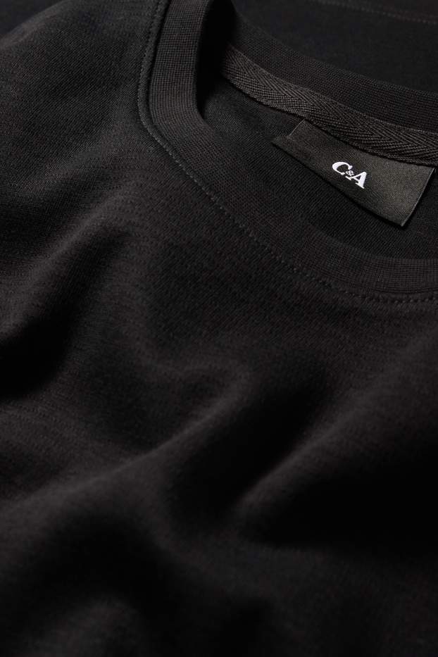 Hommes - T-shirt - regular fit - noir