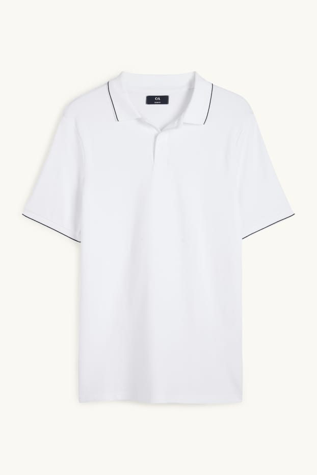 Home - Polo - slim fit - blanc