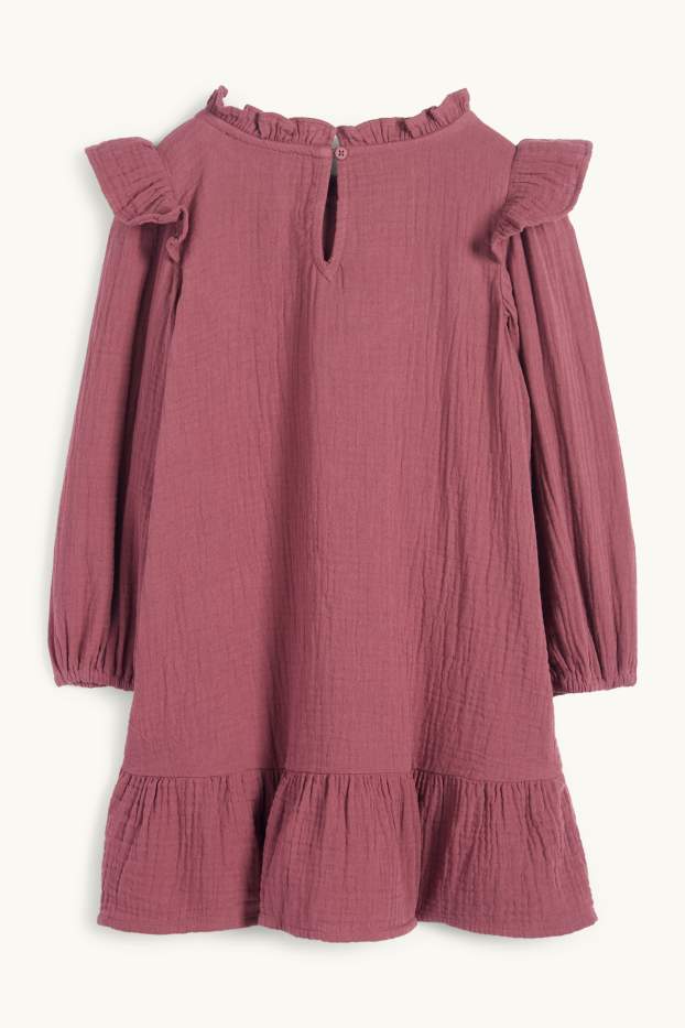 Nena - Vestit de mussolina - bordeus