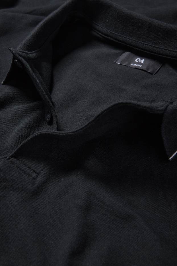 Men - Polo shirt - black